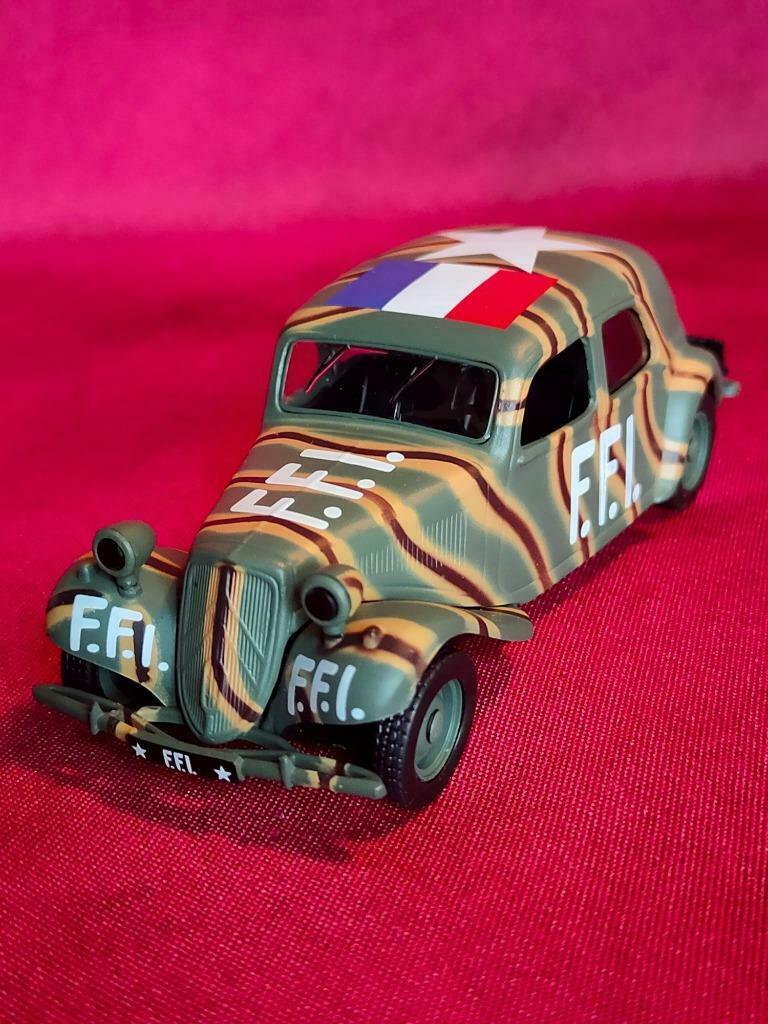 Voiture miniature Citroën traction militaire, Ophalen of Verzenden, Nieuw, Auto, Overige merken