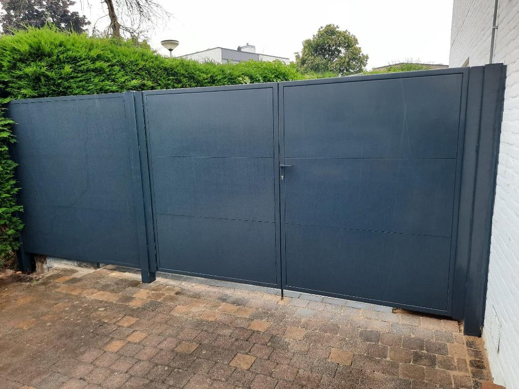 Tuinpoort, Tuin en Terras, Tuinpoorten, Nieuw, Draaipoort, IJzer, 150 tot 200 cm, 200 cm of meer, Ophalen
