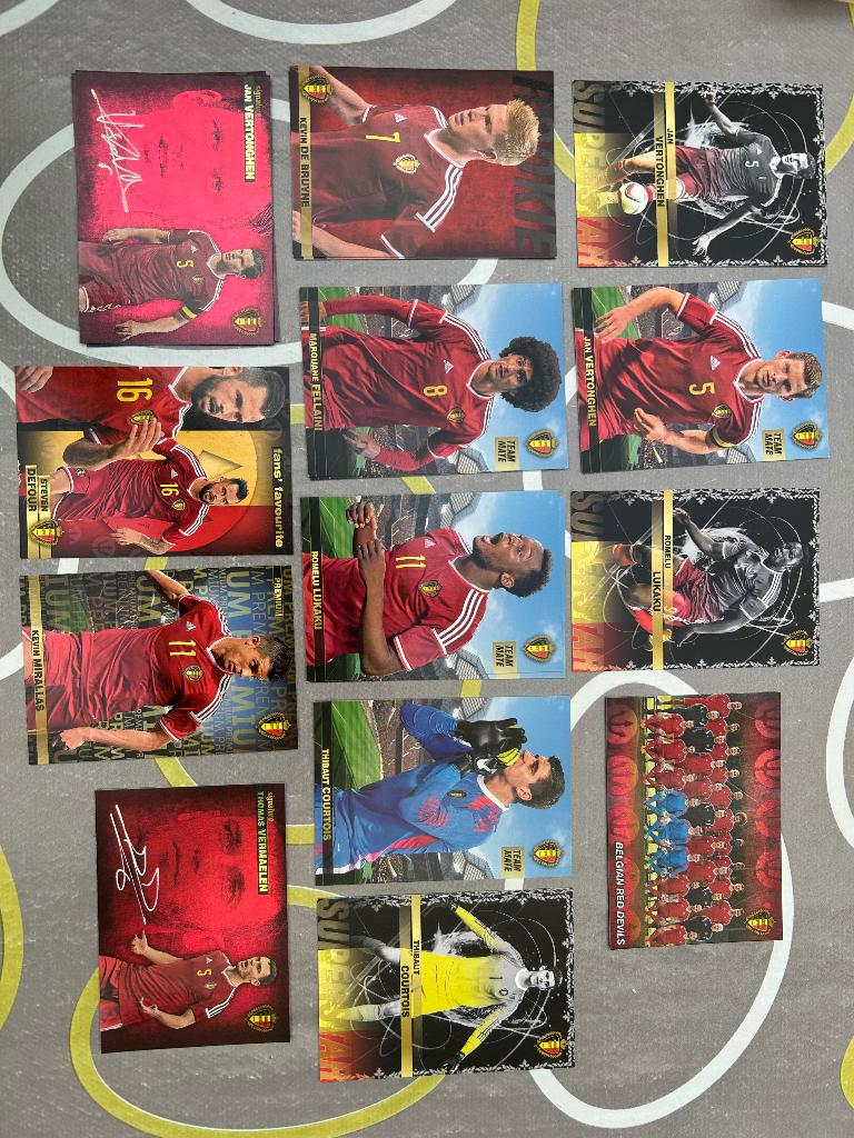 Billets Panini pour les Diables Rouges Belges, Collections, Enlèvement, Comme neuf, Cartes de joueur