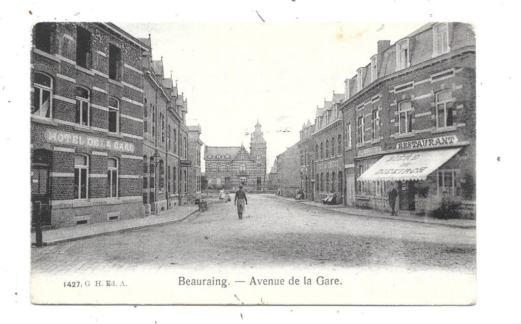 Beauraing NA20: Avenue de la Gare 1910, Enlèvement ou Envoi, Avant 1920, Affranchie, Namur