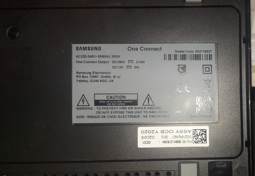 SAMSUNG ONEBOX, Audio, Tv en Foto, Televisies, Ophalen, Zo goed als nieuw, QLED, Samsung