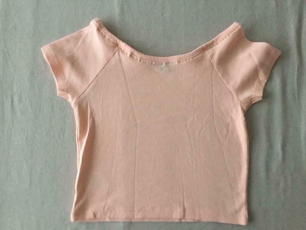 Zalmkleurige croptop - Maat : S - Groggy by JBC, JBC, Oranje, Ophalen of Verzenden, Zo goed als nieuw