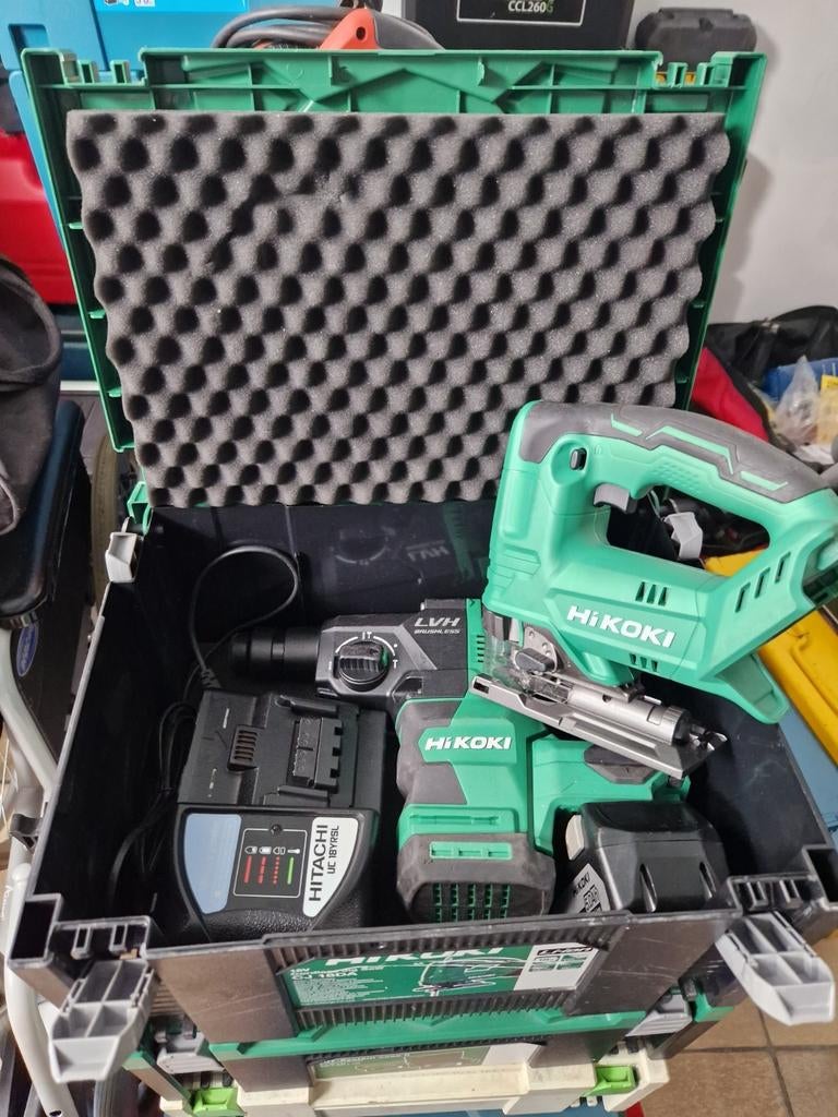 Kit Hitachi marteau et scie sauteuse, Enlèvement