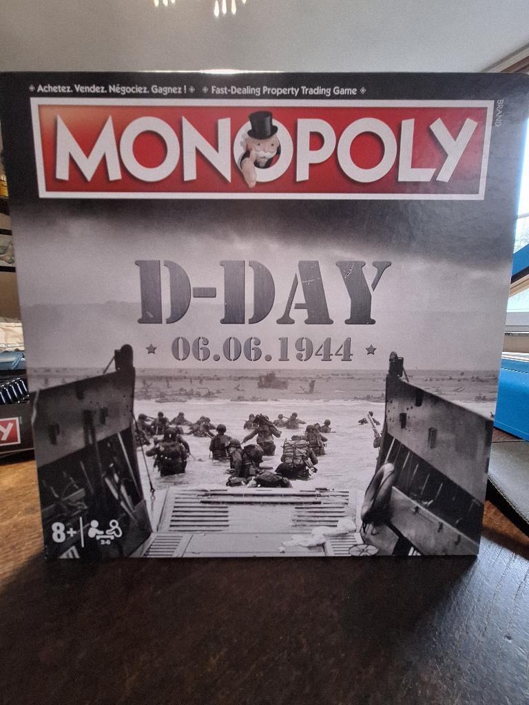 MONOPOLIE D-DAY, Vijf spelers of meer, Ophalen of Verzenden, Zo goed als nieuw, Hasbro