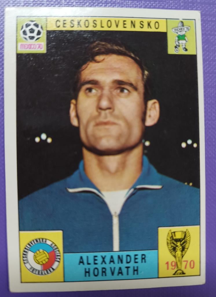Panini KAART prent anno 1970 voetbal WK Mexico 70 HORVATH, Verzenden, Plaatje
