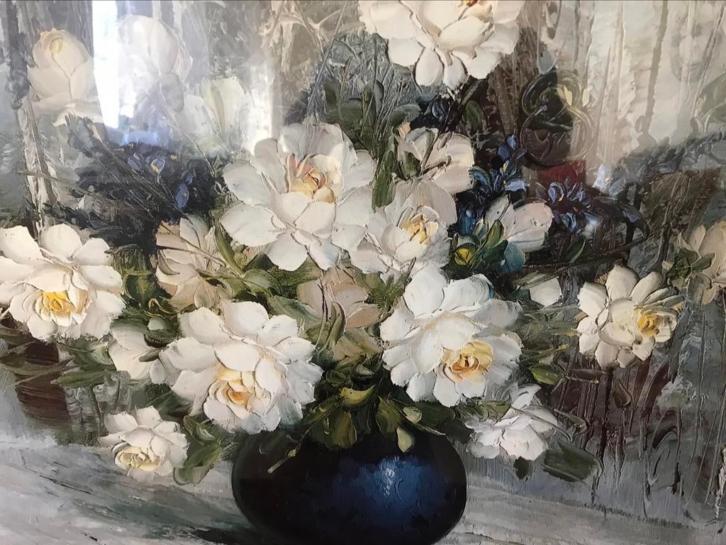 Peinture fleurs, Comme neuf