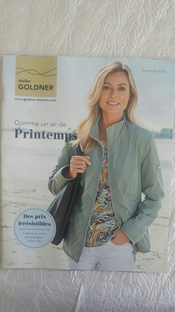 Vintage revue reilure pub atelier goldner printemps 2023, Enlèvement ou Envoi, 1980 à nos jours, Journal ou Magazine