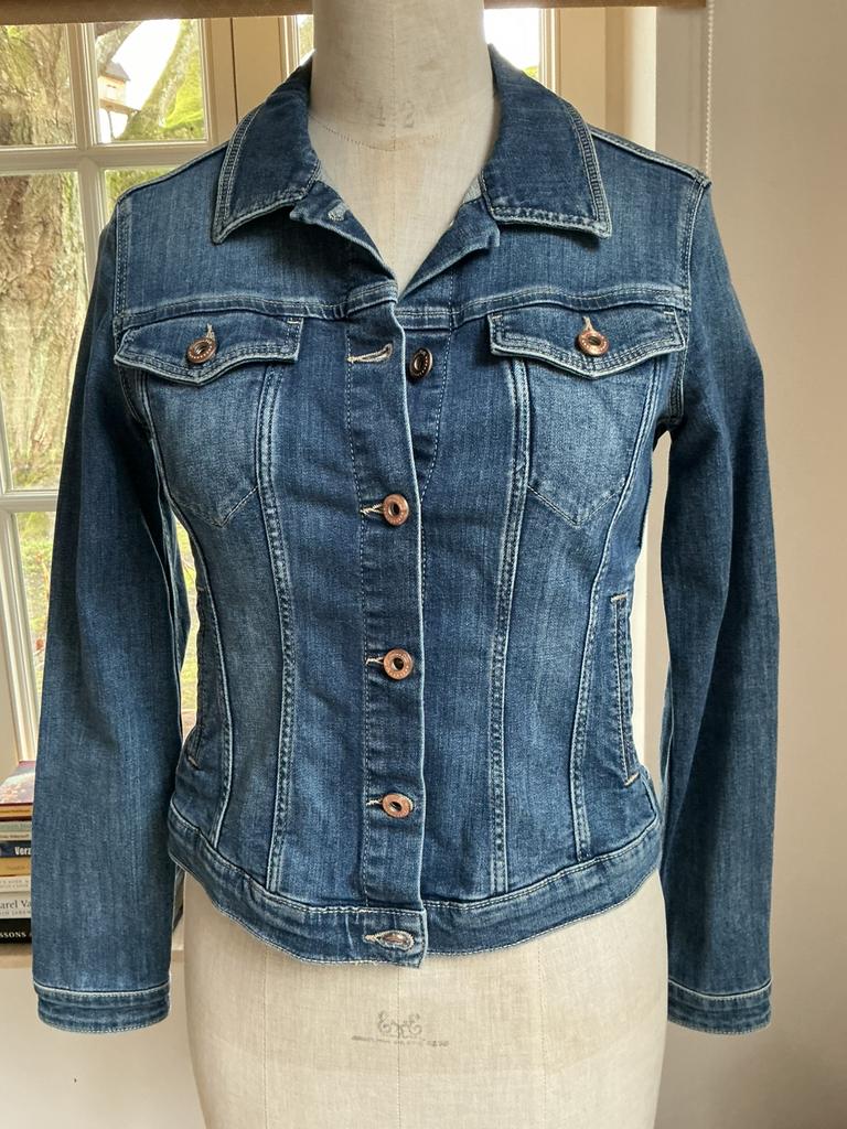 Spijkerjasje Massimo Dutti, maat S, Ophalen of Verzenden, Zo goed als nieuw, Maat 36 (S), Blauw