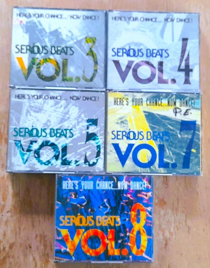 5 Doubles Cd Serious Beats, Enlèvement ou Envoi, Comme neuf, Techno ou Trance, Coffret