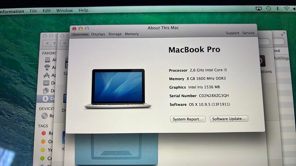 MacBook Pro A1502, Informatique & Logiciels, Enlèvement, Utilisé
