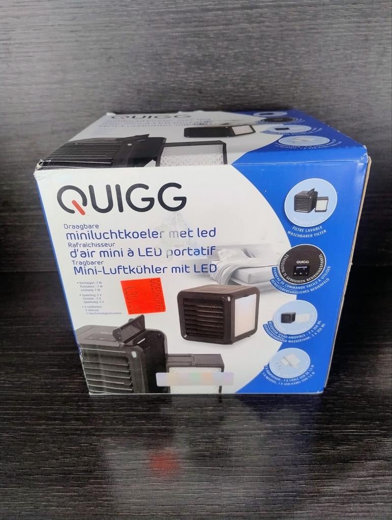 Mini climatiseur Quigg 7W, Electroménager, Climatiseurs, Comme neuf, Enlèvement