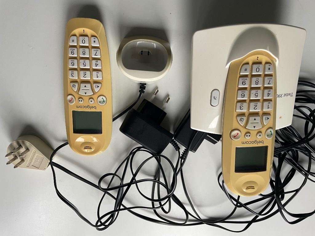 Set van twee draadloze telefoons, Ophalen, Gebruikt, 2 handsets