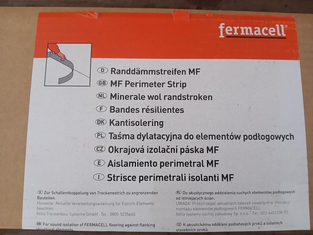 Fermacell randstroken 30 x 10 mm, Bricolage & Construction, Enlèvement, Neuf