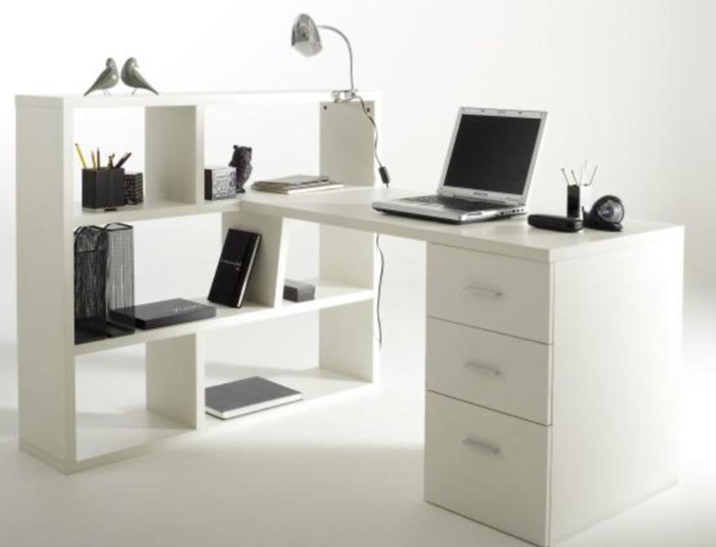 bureau met boekenkast Wit - La Redoute, Fénon, Enlèvement, Comme neuf