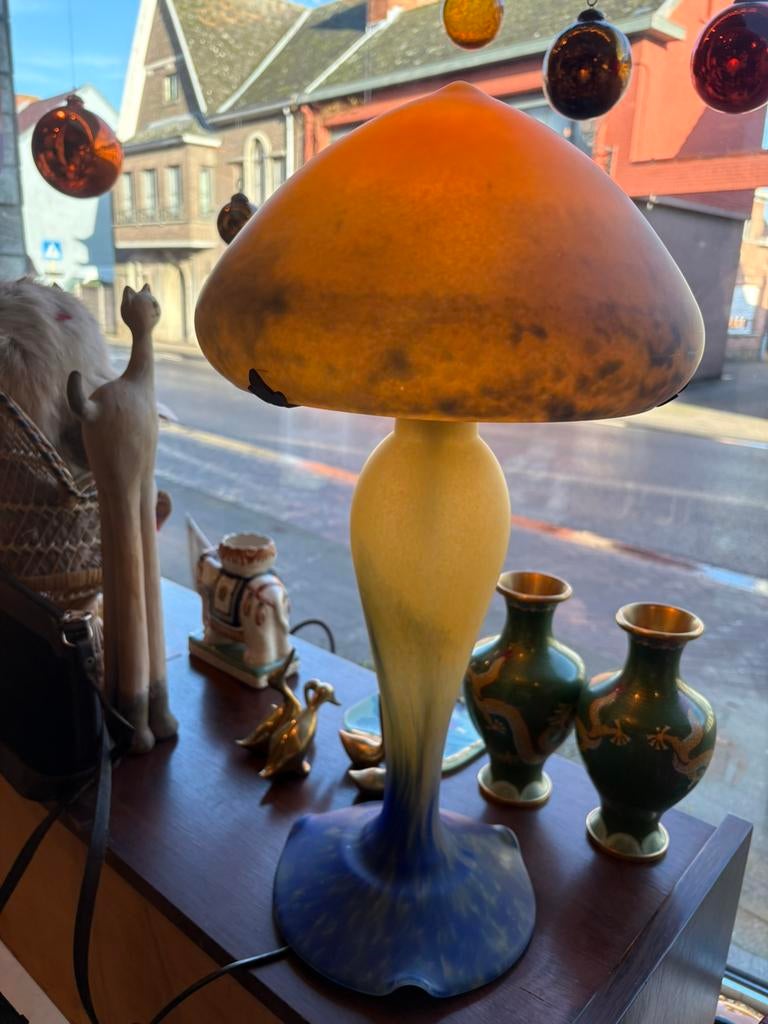Art nouveau lamp VIANNE 60 cm hoogte !, Enlèvement, Comme neuf
