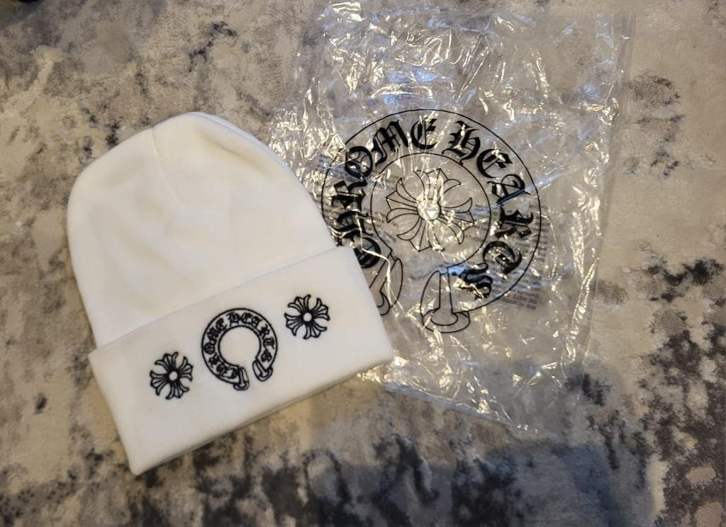 Chrome Hearts Horse Shoe beani, Kleding | Heren, Mutsen, Sjaals en Handschoenen, Nieuw, Muts, Maat 48/50 (M), Ophalen of Verzenden