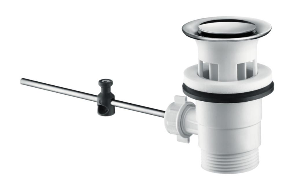 Hansgrohe afvoergarnituur 92168000 94139000 + stang 96657000, Doe-het-zelf en Bouw, Ophalen, Nieuw, Koper, Wastafel