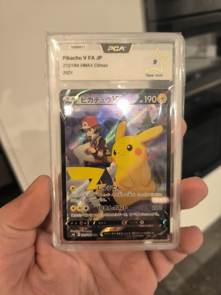 Carte pokemon gradée pikachu, Enlèvement, Comme neuf