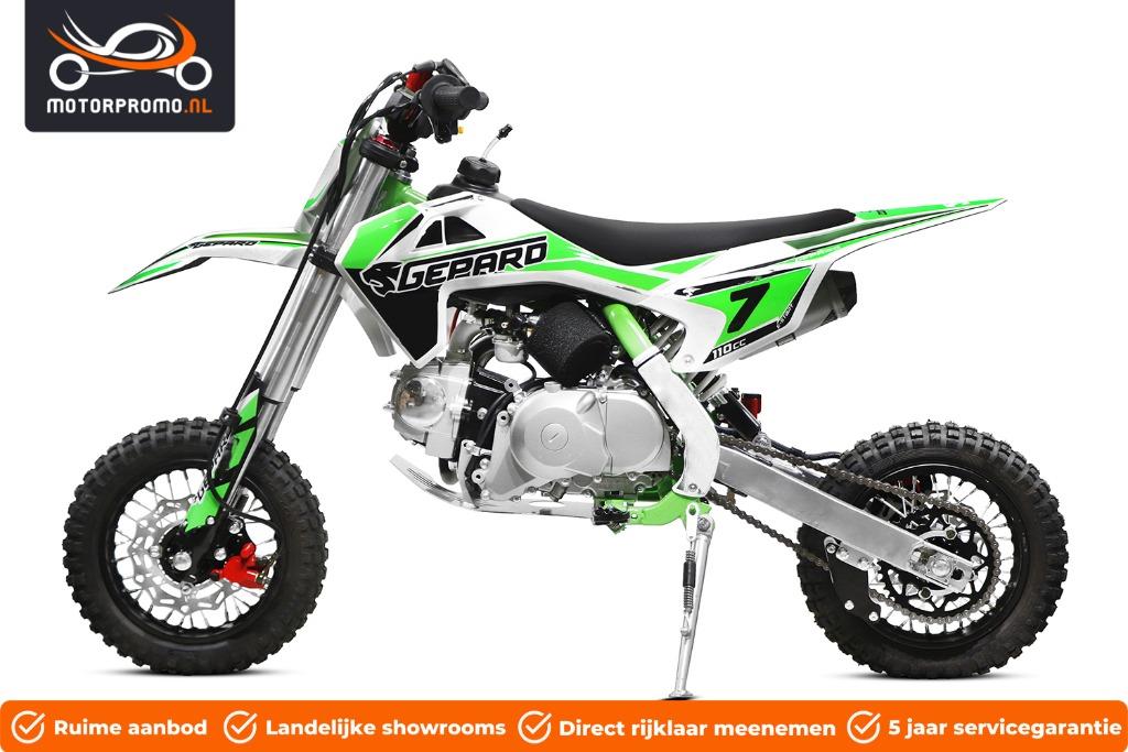 MEGA KEUZE pitbike dirtbike pit bike 49cc 110cc 125cc 250cc, Fietsen en Brommers, Ophalen, Nieuw, 49 cc, Gepard