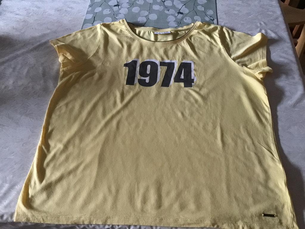 T-shirt jaune pour femme XL Karen Damen K3 original 1974, Enlèvement ou Envoi