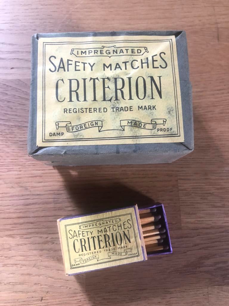 WOII criterion safety matches made in USSR, Ophalen of Verzenden, Overige soorten, Overige typen