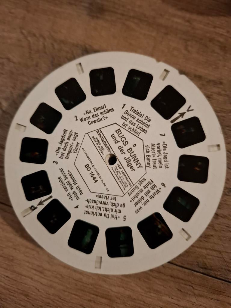 Viewmaster : Bugs Bunny et le chasseur, Collections, Envoi, Comme neuf