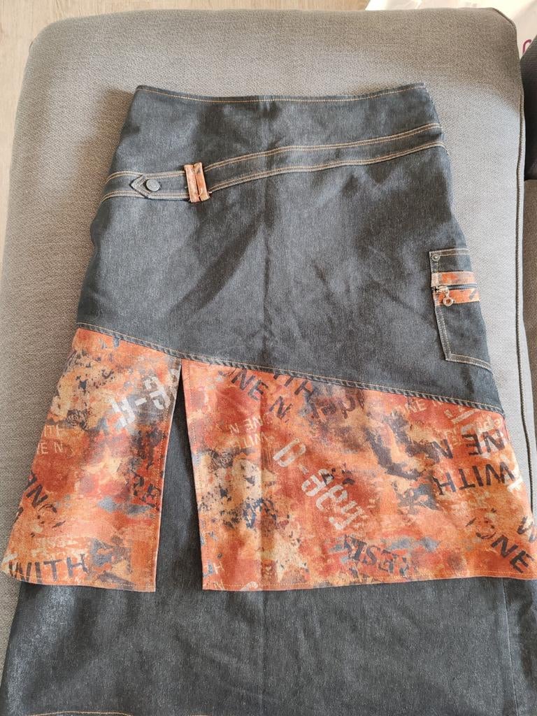 Vintage midirok van Armand Thierry, Ophalen of Verzenden, Zo goed als nieuw, Grijs