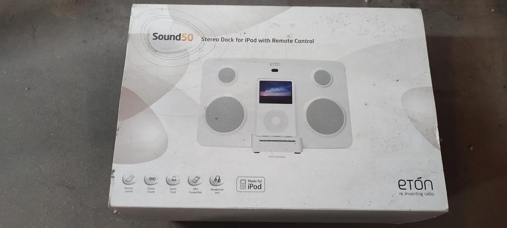 Stereo dock voor ipod boxen luidspreker MP3 Sound 50 nieuw, Ophalen of Verzenden, Nieuw