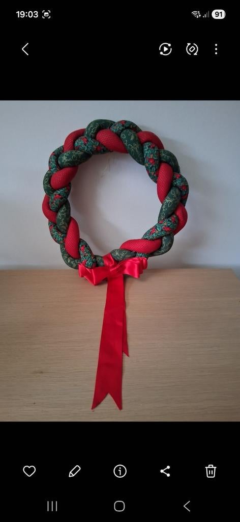 Kerstdecoratie krans, Ophalen, Zo goed als nieuw