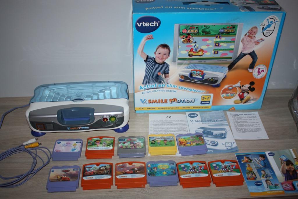 Vtech Disney , Active Learning System 10 cassettes, Verzamelen, Ophalen of Verzenden, Overige figuren, Gebruikt, Overige typen
