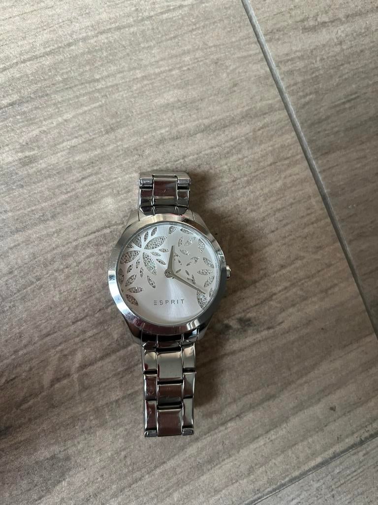 Dameshorloge Esprit Edelstaal, Handtassen en Accessoires, Horloges | Dames, Ophalen of Verzenden, Zo goed als nieuw, Zilver, Esprit