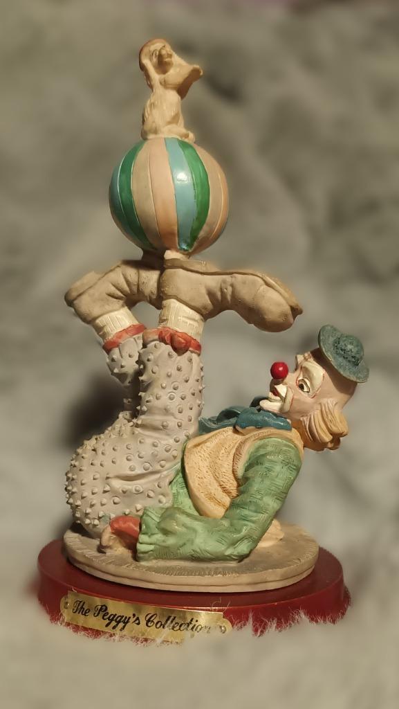 figurine de clown de cirque avec ballon, Enlèvement ou Envoi, Utilisé