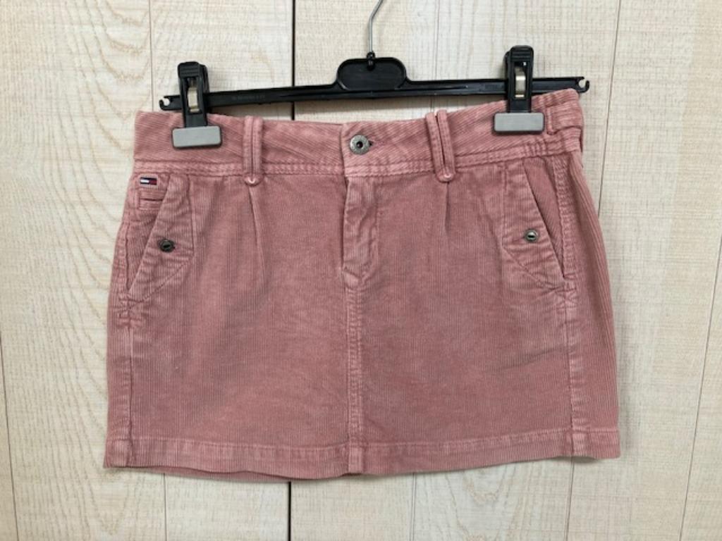 Mini-jupe courte Hilfiger en jean taille S, Enlèvement ou Envoi, Rose, Comme neuf, Au-dessus du genou