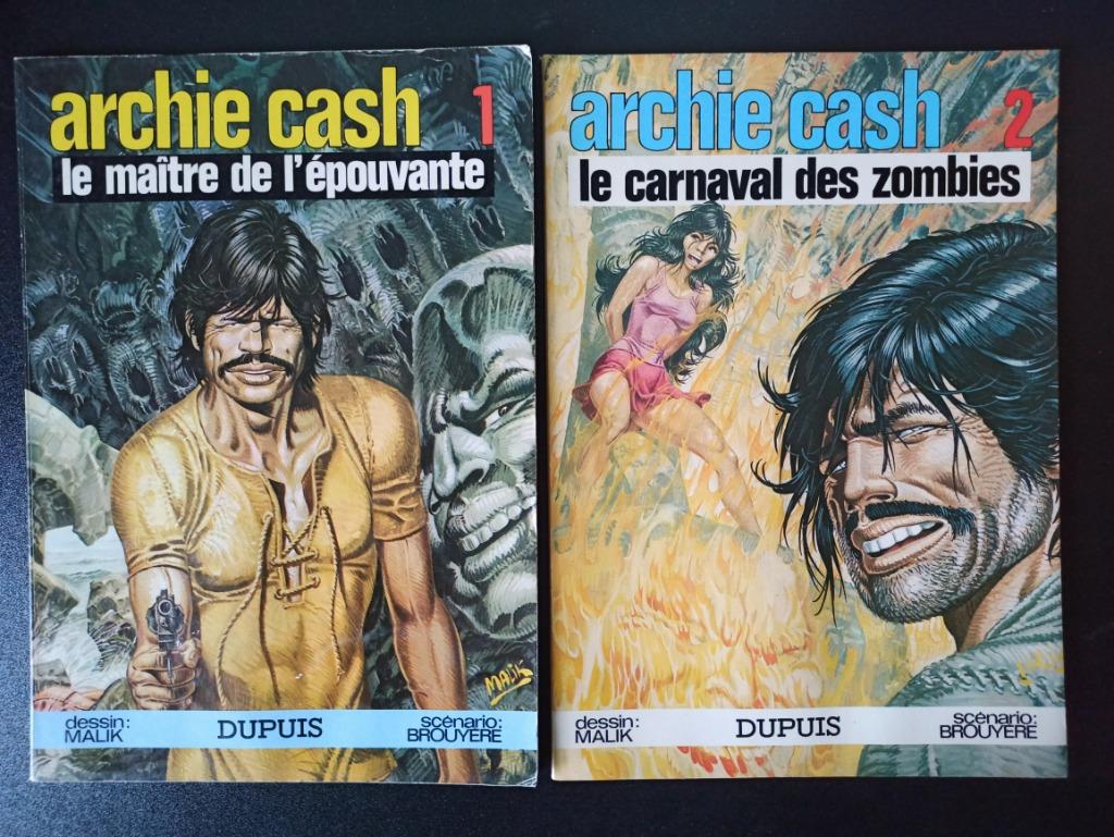 Archie Cash tome 1 & 2, Livres, Plusieurs BD, Enlèvement ou Envoi, Utilisé, Malik & Brouyère