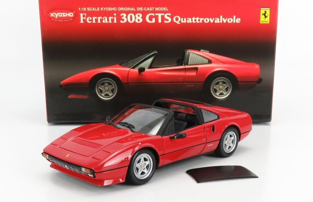 Ferrari 308 GTS 1/18 Kyosho, Enlèvement ou Envoi, Comme neuf, Voiture, Kyosho