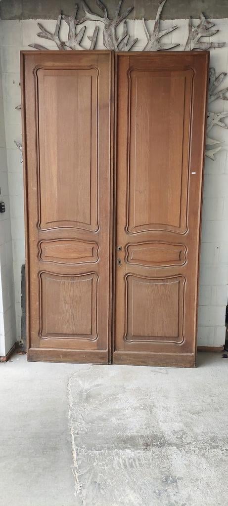 Oude eiken deuren, Antiek en Kunst, Antiek | Meubels | Kasten, Ophalen