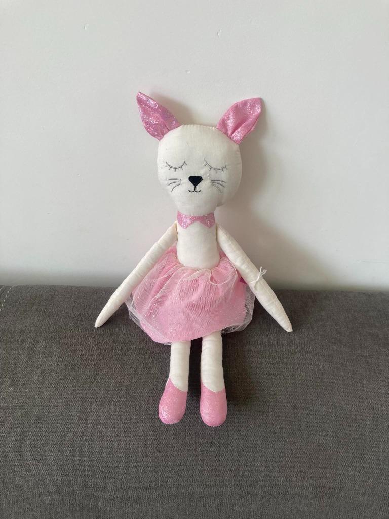 Stoffen ballerina knuffel/pop zo goed als nieuw, Ophalen of Verzenden, Zo goed als nieuw
