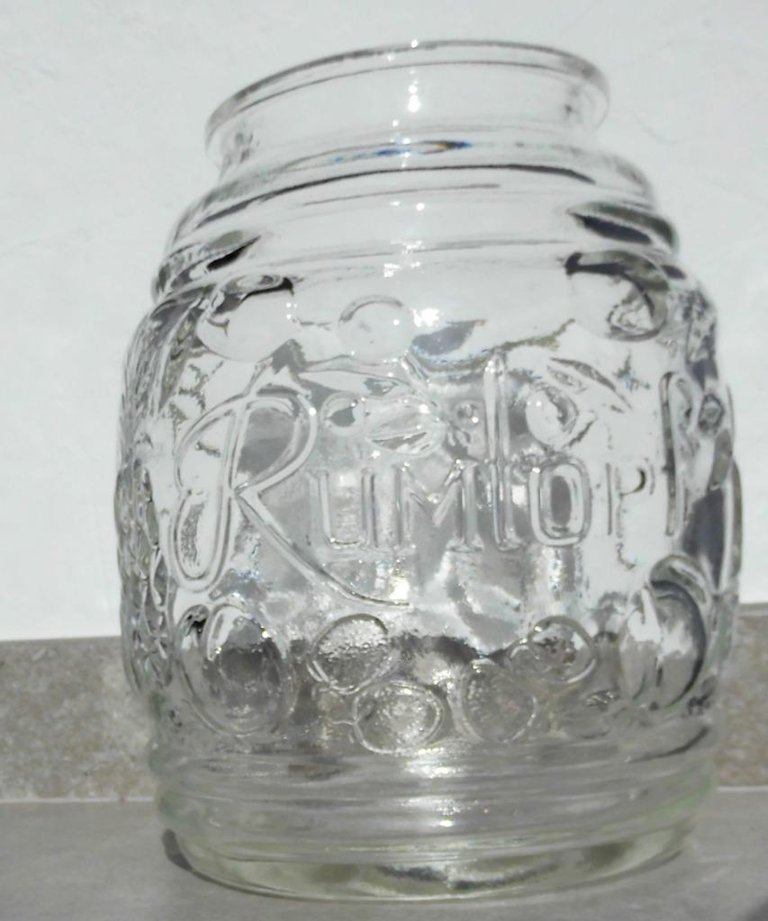 Rhumpot en Verre  24 X 20 cm, Verre ou Verres, Enlèvement ou Envoi, Comme neuf, Verre