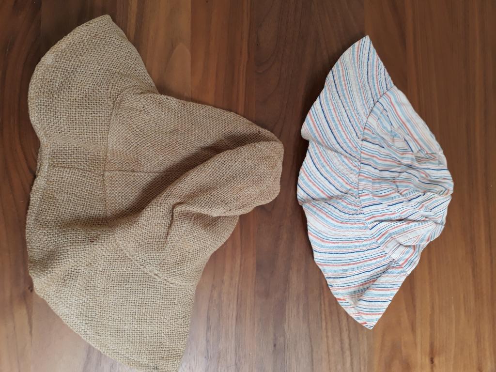 Chapeaux soleil enfants vintage (2), Enlèvement ou Envoi, Utilisé, Garçon ou Fille, Chapeau