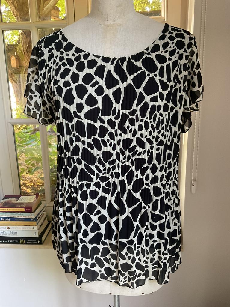 Zomerbloesje Lola en Liza, maat 42-46, Kleding | Dames, Blouses en Tunieken, Ophalen of Verzenden, Maat 42/44 (L), Zwart