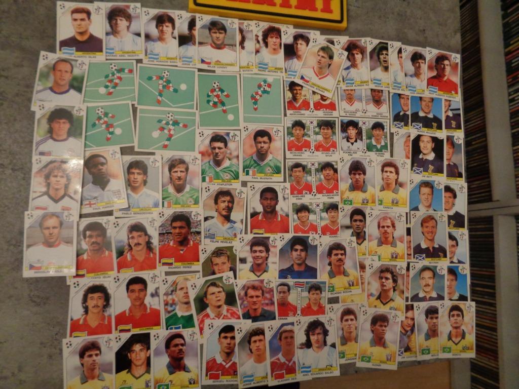 PANINI voetbal stickers WK 90 ITALIA 1990 world cup 84X, Verzenden, Zo goed als nieuw