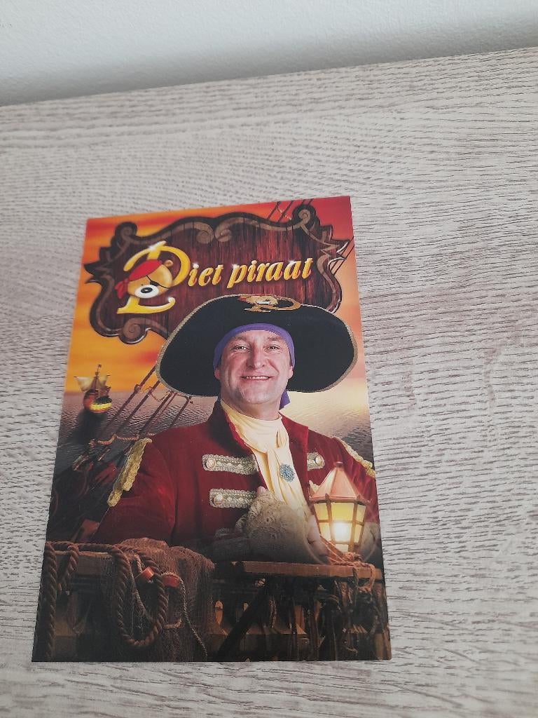 Gesigneerde postkaart Piet Piraat, Ophalen of Verzenden, Nieuw