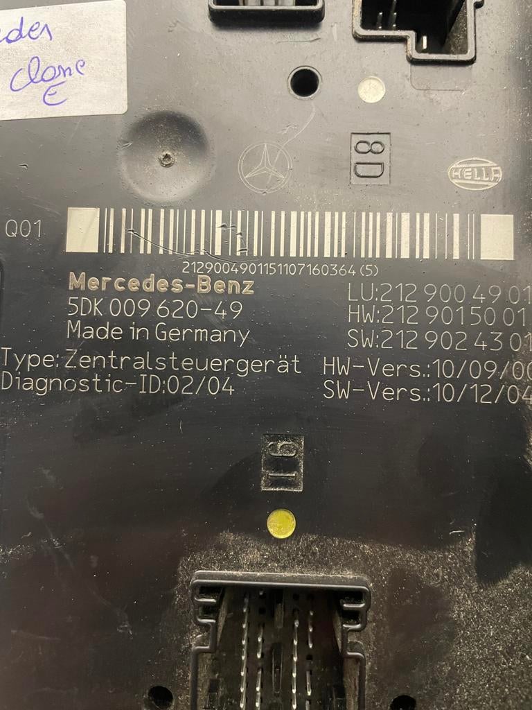 Boitier BSI Mercedes classe C 5DK00962049, Mercedes-Benz, Enlèvement, Utilisé, /