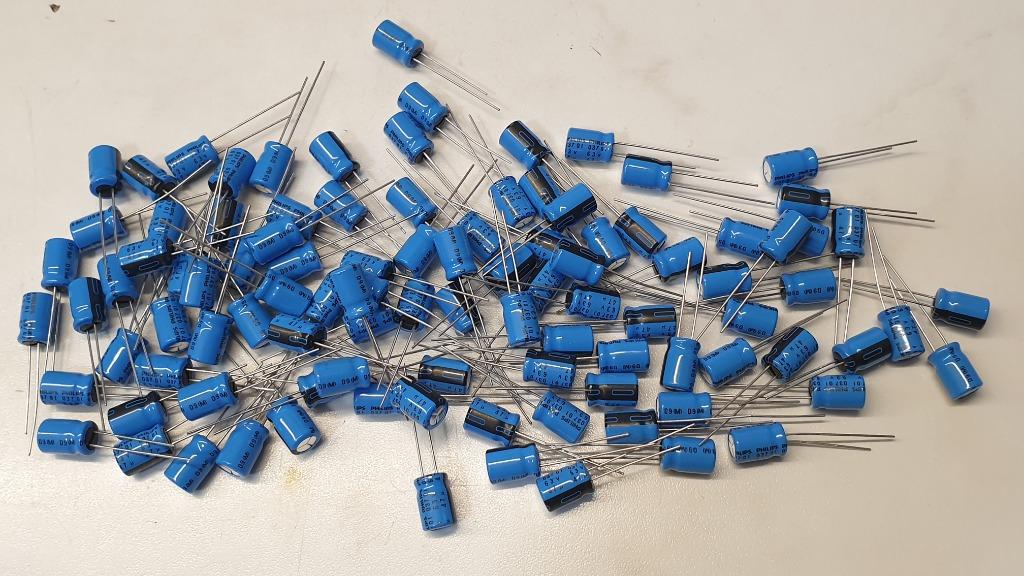 jw1283: philips condensator 47µF 63V, Hobby en Vrije tijd, Elektronica-componenten, Ophalen of Verzenden, Nieuw