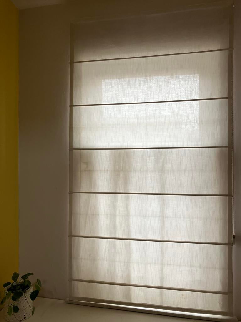 Decosol vouwgordijnen 105 en 172 x 203, 150 à 200 cm, Enlèvement, Utilisé, 200 cm ou plus