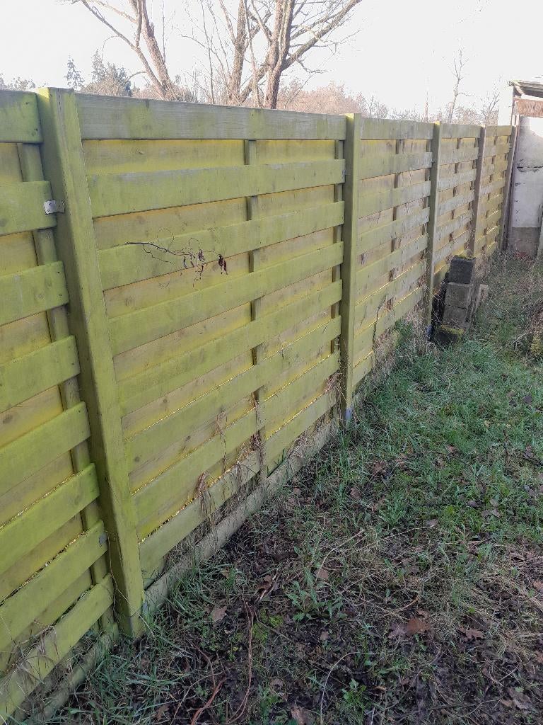 Tuinscherm hout, 150 à 200 cm, Utilisé, Bois, 150 à 200 cm