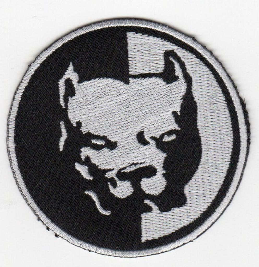 Patch Pitbull - 75 x 75 mm, Ophalen of Verzenden, Nieuw