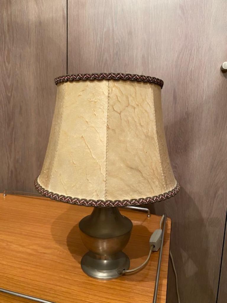 Tinnen staanlamp , Les Potstainier Hutois, Enlèvement