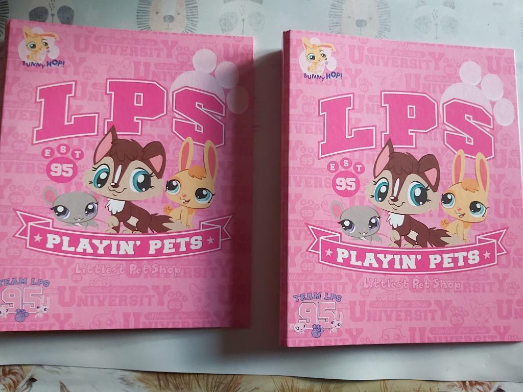 2 classeurs à anneaux Littlest Pet Shop, Enlèvement ou Envoi, Utilisé