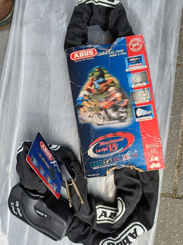 kettingslot voor moto NIEUW!!- ABUS, Ophalen, Nieuw